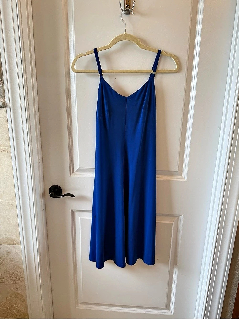 Calvin Klein Blue Midi Dress Size 2 Like New